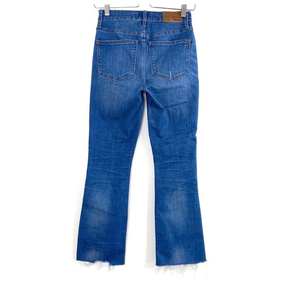 MADEWELL Cali Demi-Boot Jeans in Bronson Wash Button-Front Edition Style #J0512 - Picture 5 of 10